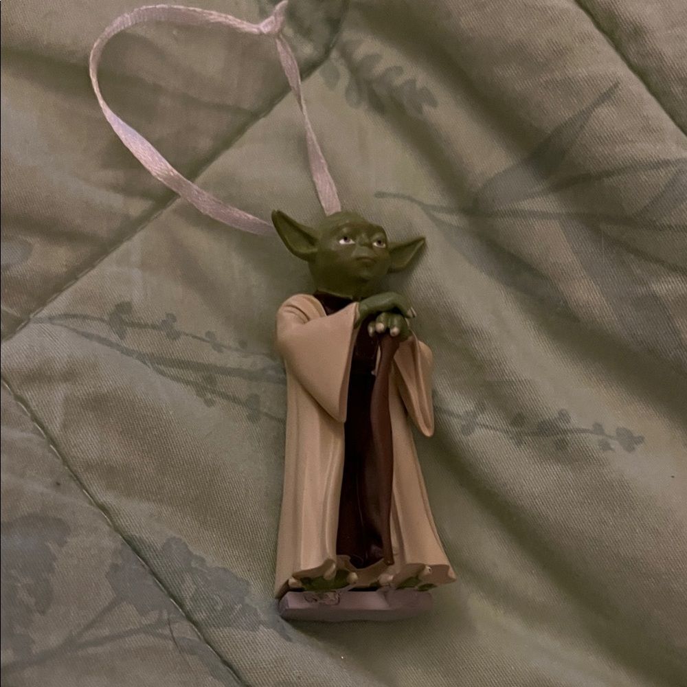 Star Wars Yoda Ornament - Green and Tan